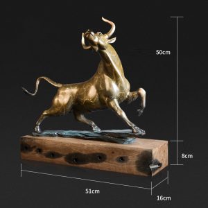 Tượng bò tót cao cấp thủ công mỹ nghệ CD633