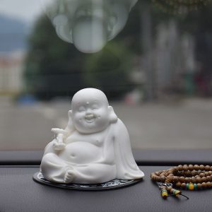 Tượng phật di lặc để xe ô tô CD481
