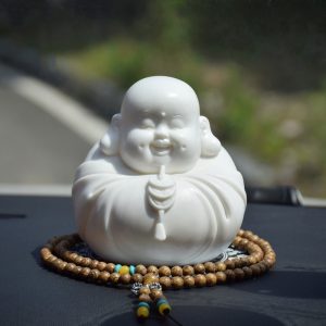 Tượng phật di lặc để xe ô tô CD481