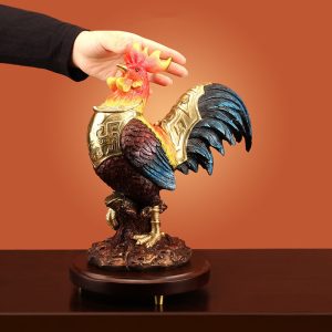 Tượng gà trống vàng CD610