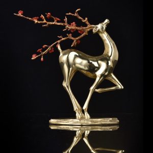 Tượng hươu hoa anh đào CD393