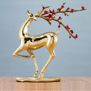 Tượng hươu hoa anh đào CD393