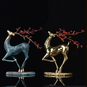 Tượng hươu hoa anh đào CD393