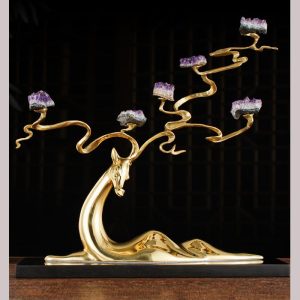 Tượng hươu nghệ thuật D462