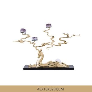 Tượng hươu nghệ thuật D462