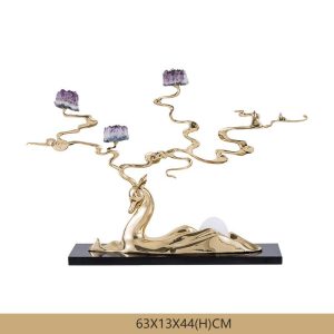 Tượng hươu nghệ thuật D462