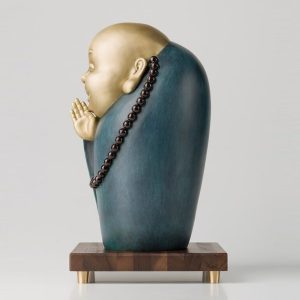 Tượng Phật Di Lặc bằng đồng CD858