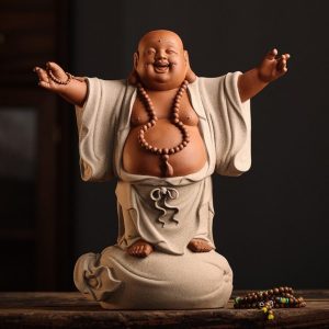 Tượng Phật Di Lặc bằng gốm CD2037