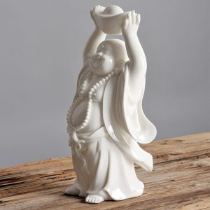 Tượng Phật Di Lặc may mắn để taplo CD495