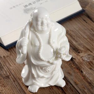 Tượng Phật Di Lặc may mắn để taplo CD495