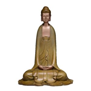Tượng phật ngồi thiền bằng đồng cao cấp CD900
