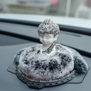 Tượng Phật Như Lai đệm lông để taplo CD529