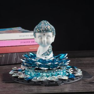 Tượng Phật Như Lai nạm đá để oto CD527