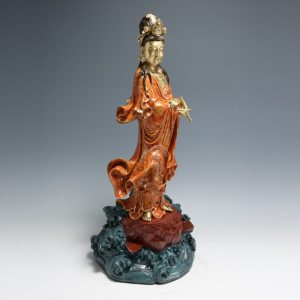 Tượng Phật Quan Âm Bồ Tát bằng đồng nguyên chất CD853