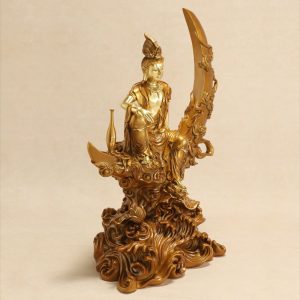 Tượng Quan Âm Bồ Tát trên cung trăng CD851
