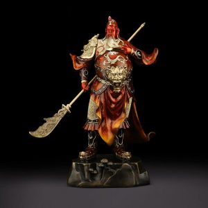 Tượng quan công bằng đồng vật phong thủy trấn trạch và trừ tà CD42