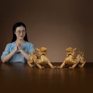 Tượng Tỳ Hưu bằng đồng CD859