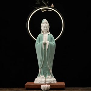 Thác khói trầm hương Quan Âm Bồ Tát đẹp