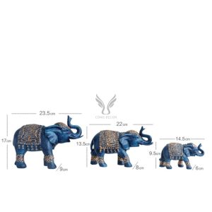 Đồ để bàn bộ cả nhà voi CD1360