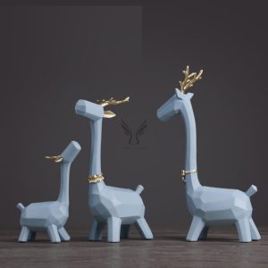 Đồ để bàn bộ gia đình hươu CD1356