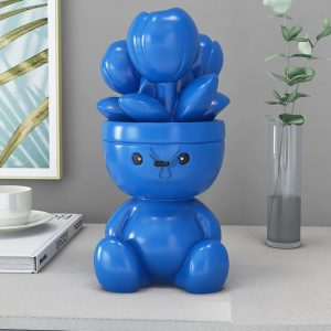 Tượng chú gấu tóc hoa CD1470