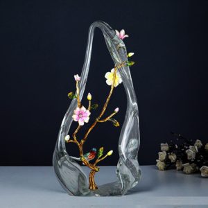 Đồ để bàn hoa đào trên núi đá CD1257