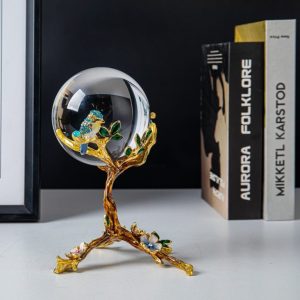 Đồ để bàn quả cầu pha lê may mắn CD1283