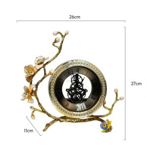 Đồng hồ để bàn hoa hồng CD1269