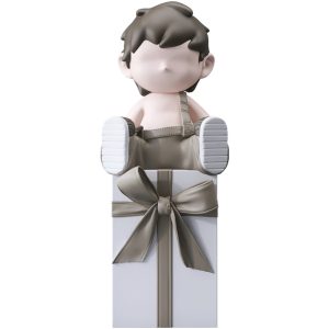 Tượng bé ngồi trên hộp quà CD1422