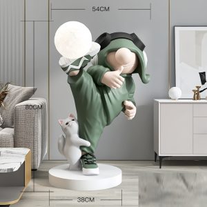 Tượng chú bé Kungfu CD1424