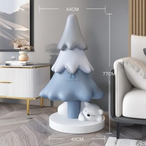 Tượng chú gấu ngủ dưới gốc cây CD1510