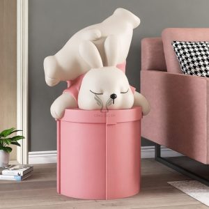 Tượng chú gấu ngủ trên hộp CD1479