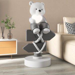 Tượng chú gấu trang trí phòng khách CD1504