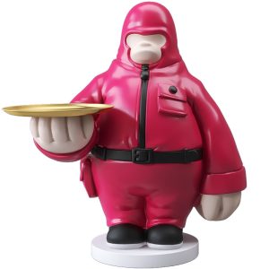 Tượng chú khỉ bưng khay CD1425