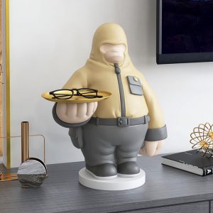 Tượng chú khỉ bưng khay CD1425