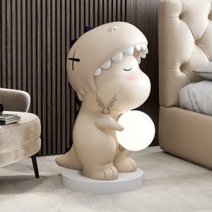 Tượng chú khủng long kết hợp đèn led CD1456