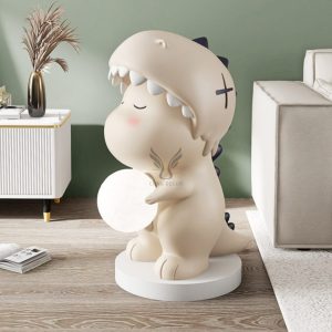 Tượng chú khủng long kết hợp đèn led CD1456