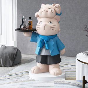 Tượng chú mèo trang trí nội thất CD1509