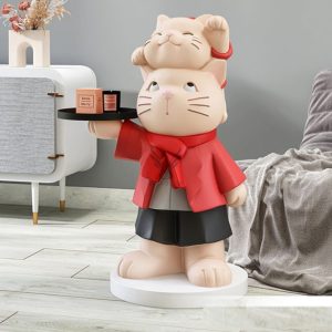 Tượng chú mèo trang trí nội thất CD1509