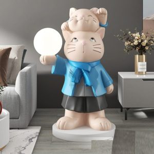 Tượng chú mèo trang trí nội thất CD1509