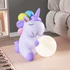 Tượng chú ngưạ trang trí phòng cho bé gái CD1478