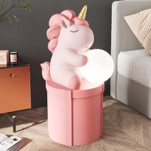 Tượng chú ngưạ trang trí phòng cho bé gái CD1478