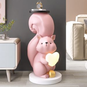 Tượng chú sóc nâu để sàn CD1474