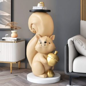 Tượng chú sóc nâu để sàn CD1474