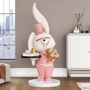 Tượng chú thỏ bồi bàn CD1461