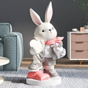 Tượng chú thỏ cao bồi CD1471