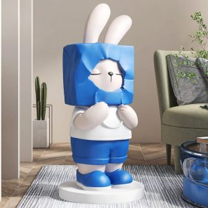 Tượng chú thỏ trốn trong túi đồ CD1476