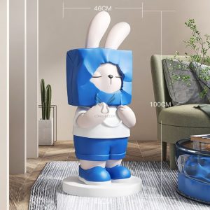 Tượng chú thỏ trốn trong túi đồ CD1476