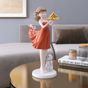 Tượng cô bé decor CD1411