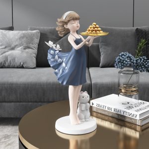 Tượng cô bé decor CD1411